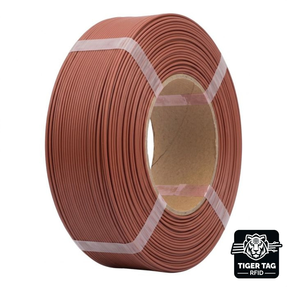 eSun - PETG-Matte - Rouge Brique (Red Brick) - 1,75 mm - 1 kg Refill avec RFID TigerTag