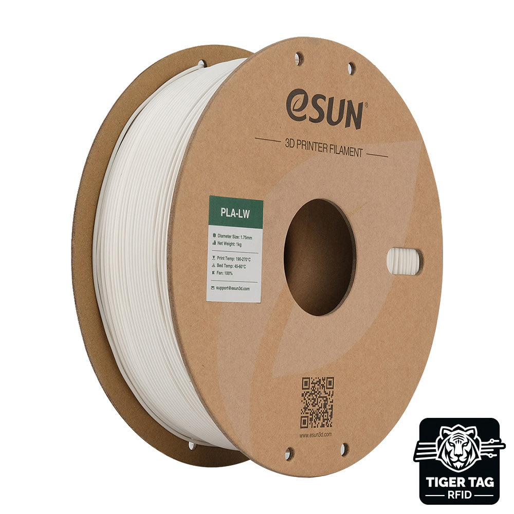 eSun - PLA LW (LightWeight) - Blanc (White) - 1,75 mm - 1 kg