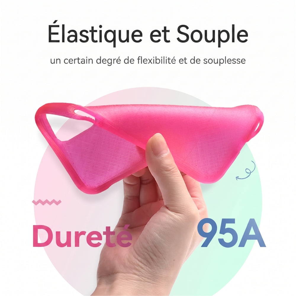 eSun - TPU-95A - Rouge (Red) - 1,75 mm - 1 kg avec RFID TigerTag