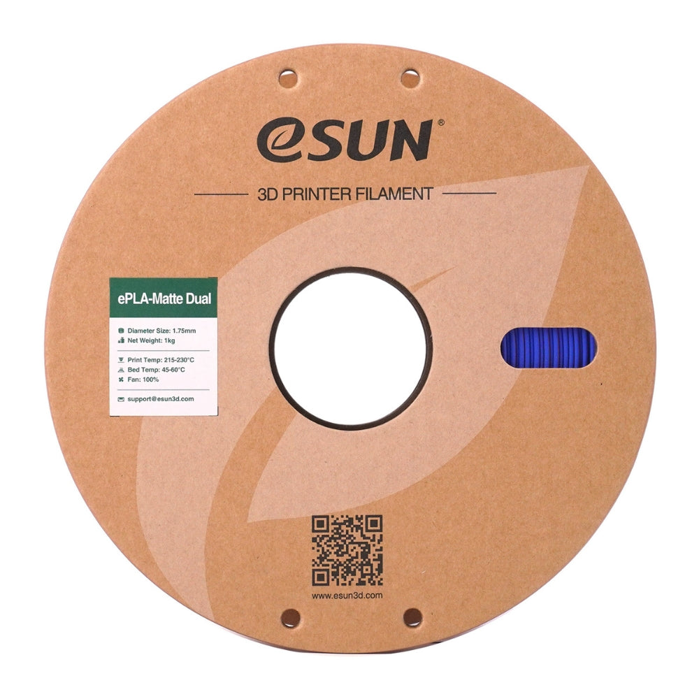 eSun - ePLA Matte - Dual colors - Rouge Bleu (Red Blue) - 1,75 mm - 1 kg