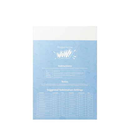 Craft Express - Sublimation - 110 Feuilles - 330 x 483 mm dos