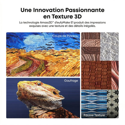 eufyMake - E1 - Imprimante UV Seule Grand Public à Texture 3D