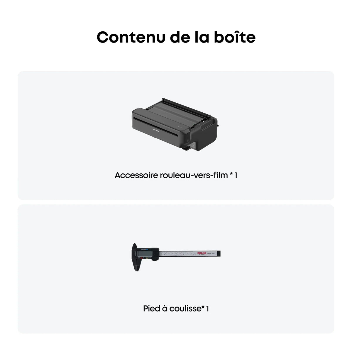EufyMake - E1 - Accessoire de Transfert de Film (Roll to Film Attachment)