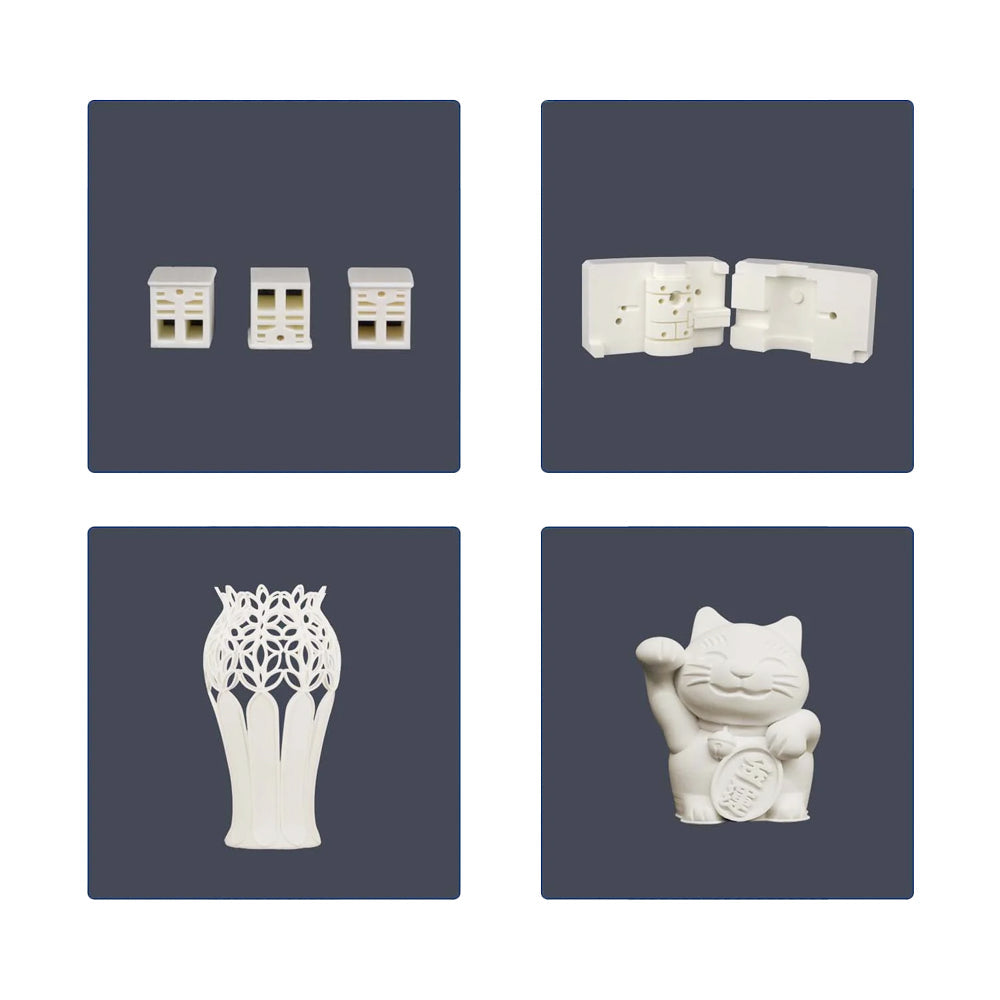 Plusieurs autres exemples de print réalisés avec la Ceramic Like de Jamg He