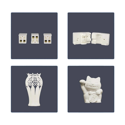 Plusieurs autres exemples de print réalisés avec la Ceramic Like de Jamg He