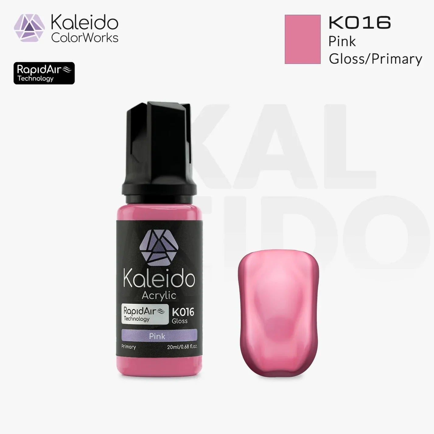 Kaleido ColorWorks - Gloss/Primary - Rose (K016 Pink) - 20ml