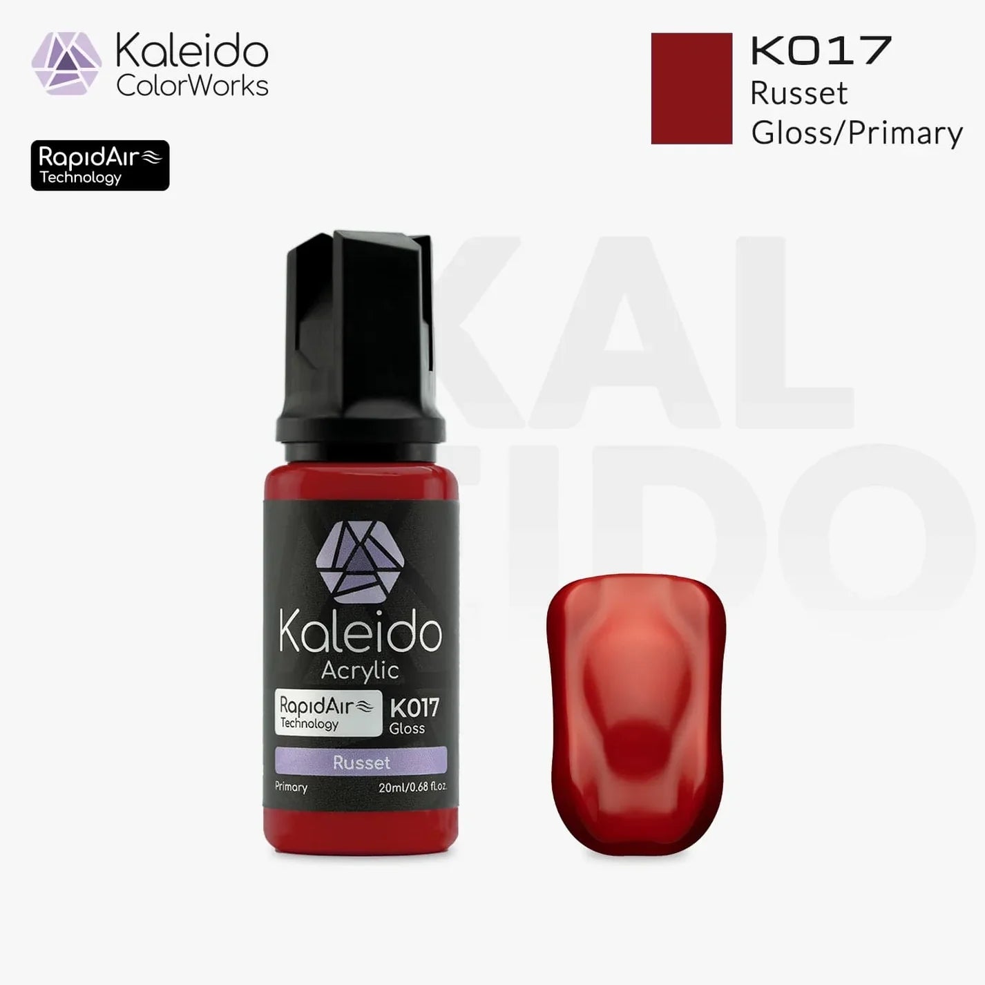 Kaleido ColorWorks - Gloss/Primary - Rouge Roux (K017 Russet) - 20ml