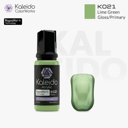 Kaleido ColorWorks - Gloss/Primary - Vert Citron (K021 Lime Green) - 20ml