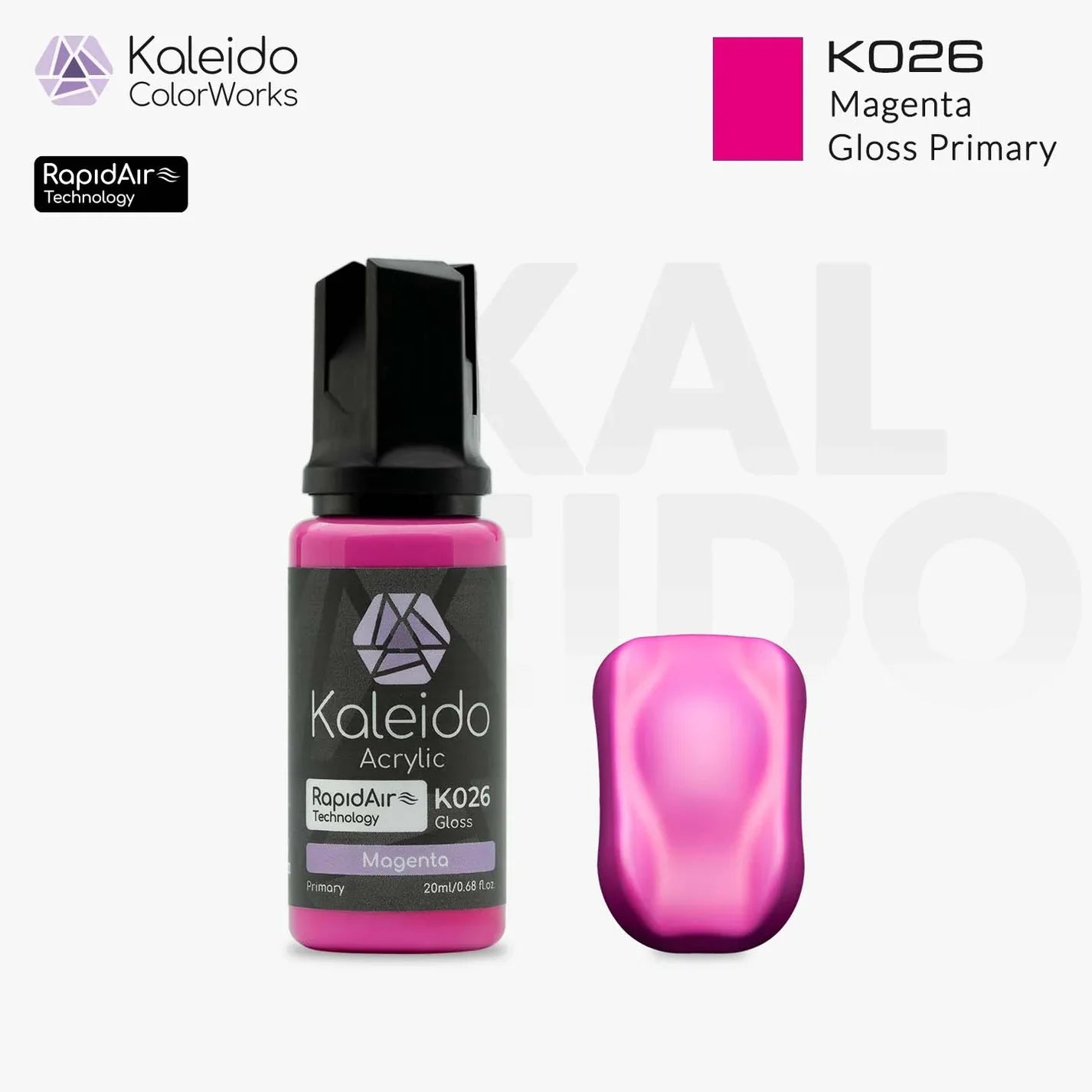 Kaleido ColorWorks - Gloss/Primary - Mangenta (K026 Magenta) - 20ml