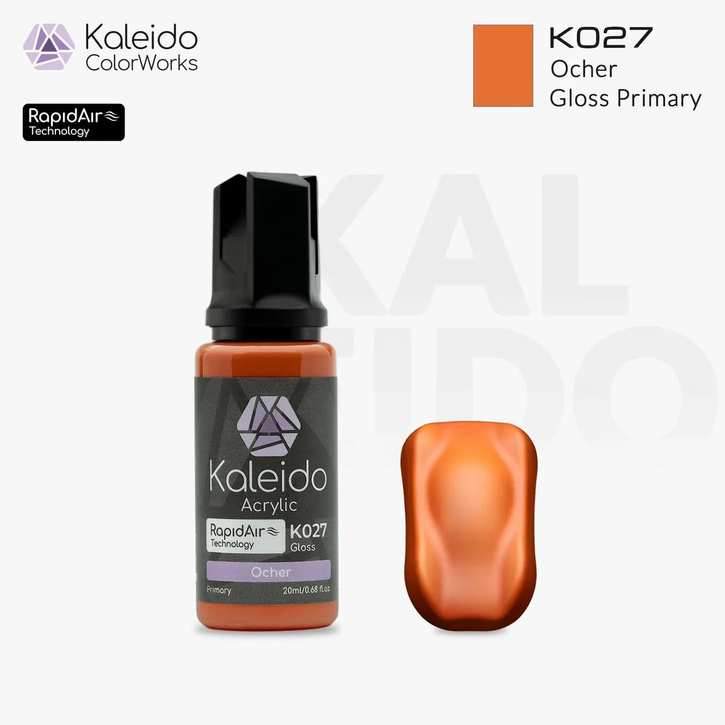 Kaleido ColorWorks - Gloss/Primary - Ocre (K027 Ocher) - 20ml