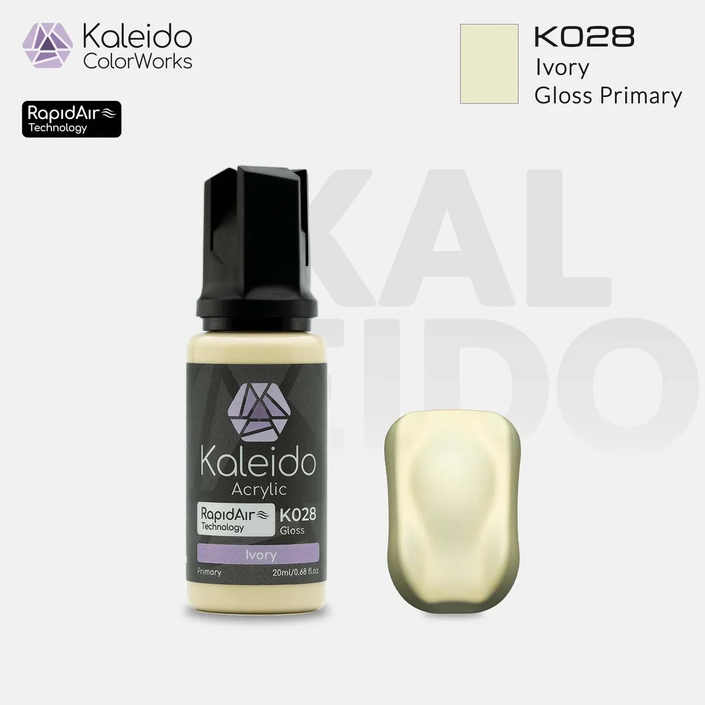Kaleido ColorWorks - Gloss/Primary - Ivoire (K028 Ivory) - 20ml