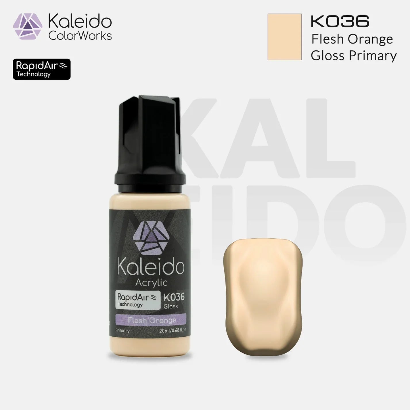 Kaleido ColorWorks - Gloss/Primary - Peau Orange (K036 Flesh Orange) - 20ml