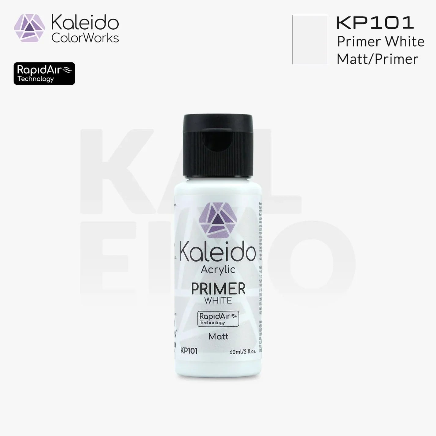 Kaleido ColorWorks - Matt/Primer - Blanc Mat (KP101 Primer White) - 60ml