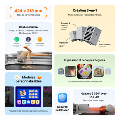 xTool - M2 10W - Autonome (Standalone)