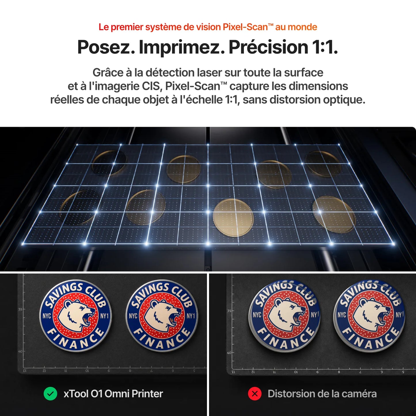 xTool - O1 Omni Printer Standard - Double Tête UV (Dual UV) - Imprimante UV 4-en-1