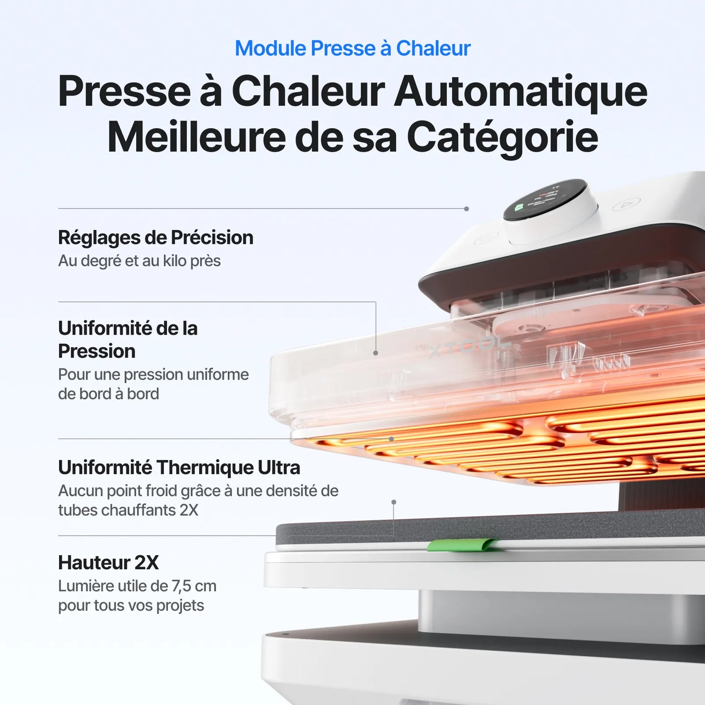 xTool - WonderPress - Presse à Chaud Automatique 3D