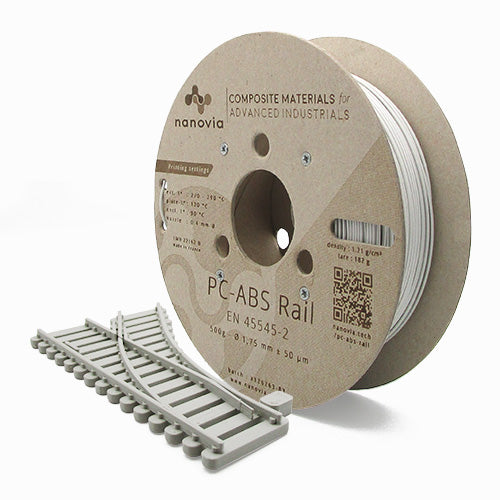 Nanovia - PC-ABS Rail - Gris - 1,75 mm - 500 g