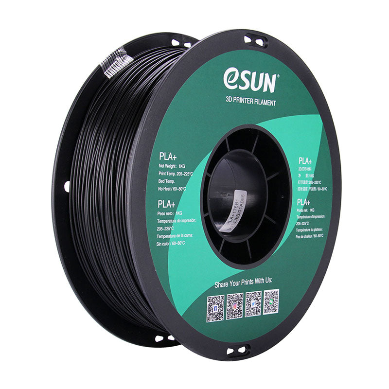 eSun - PLA+ - Noir (Black) - 1,75 mm - 1 kg