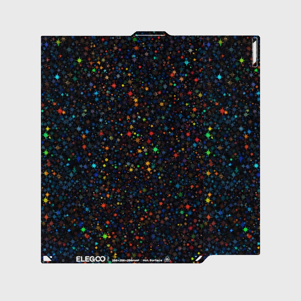 Elegoo - Centauri Carbon CC2 / C2 - Plateau d'Impression Double Face - Surface Etoilée/PEI Texturé