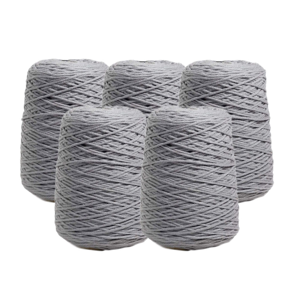 MissKraft - Tufting - Pack Recharge 5 Pelotes - Gris