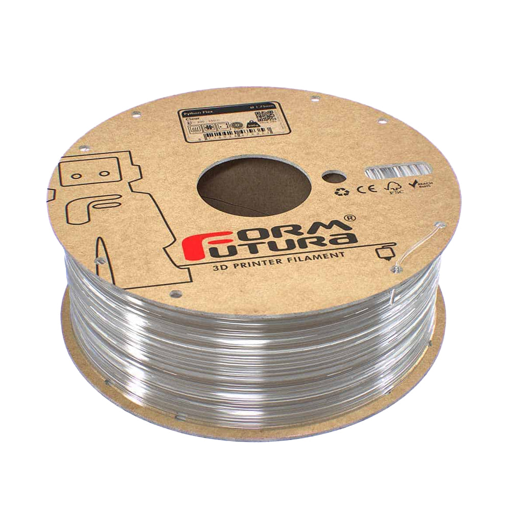 FormFutura - Python Flex (TPU 98A) - Transparent (Clear) - 1.75 mm - 500 g