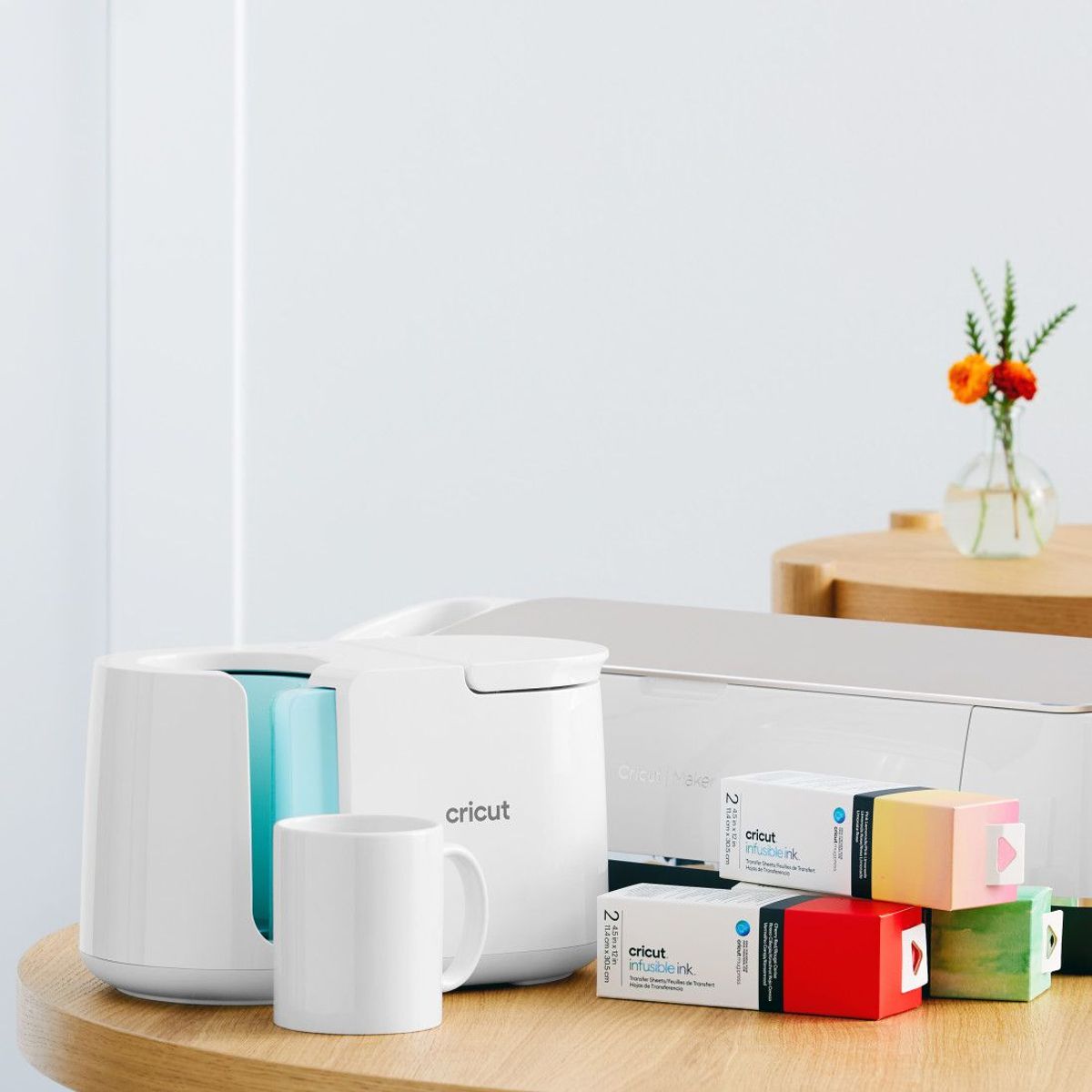 Cricut - Infusible Ink - 2 Feuilles - Blue Paint Splash - 11 x 30 cm