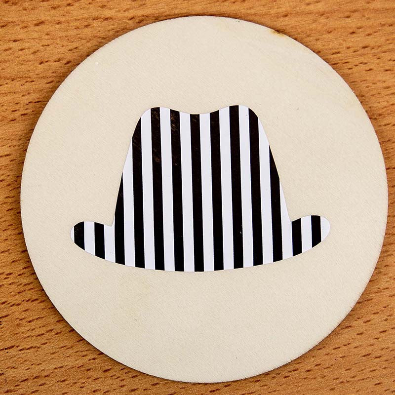 Chemica - Thermocollant - Pack 12 feuilles Noir & Blanc - 20 x 30 cm