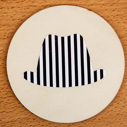 Chemica - Thermocollant - Pack 12 feuilles Noir & Blanc - 20 x 30 cm