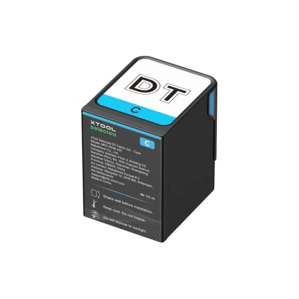 xTool - Encre Textile DT - Cyan 125ml