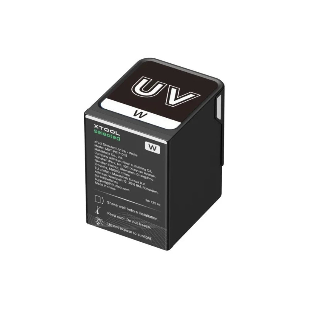 xTool - Encre Textile UV - White 125ml