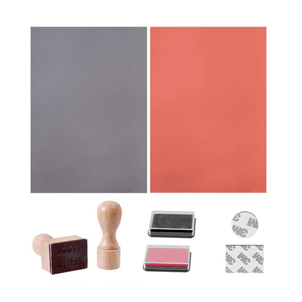 xTool - Kit de tampons en caoutchouc pour gravure laser