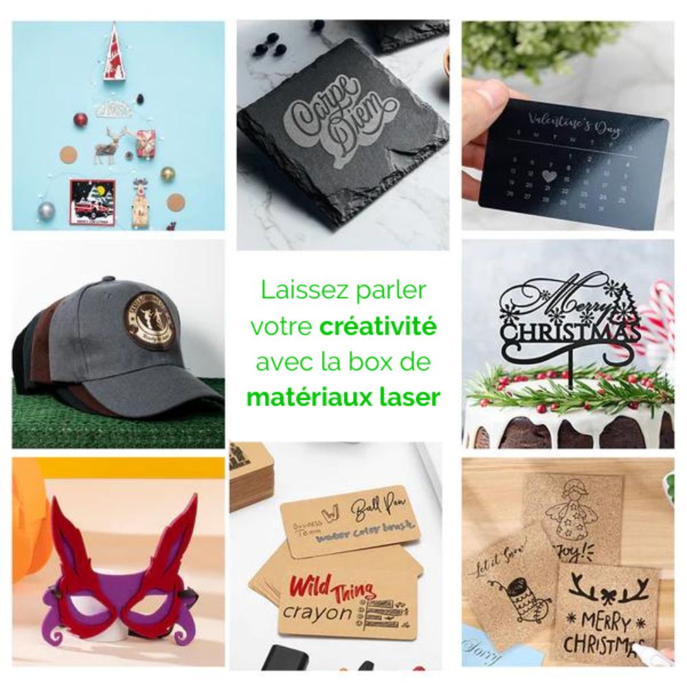 xTool - M1 - Kit de Découverte de Matières à Graver