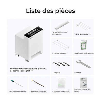 xTool - OS1 Four de séchage DTF par agitation automatique