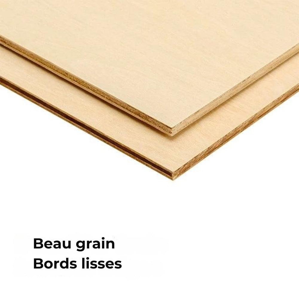 xTool - 30 Plaques Contreplaqué - Tilleul - 30 x 30 cm