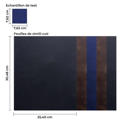 xTool - 5 Feuilles de simili-cuir laserable - 30 x 25 cm