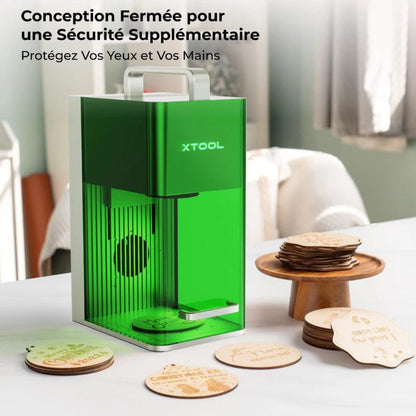 xTool - F1 - Graveur Laser portable IR 2W et Diode  10W - Classe IV