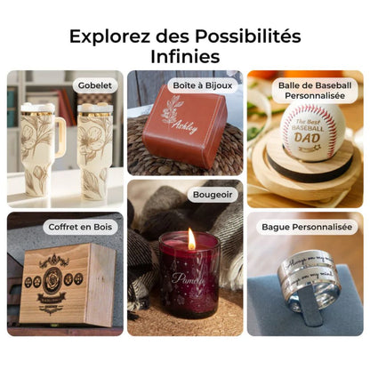 xTool - M1 Ultra - Kit Rehausse + Nid d'Abeille - possibilités