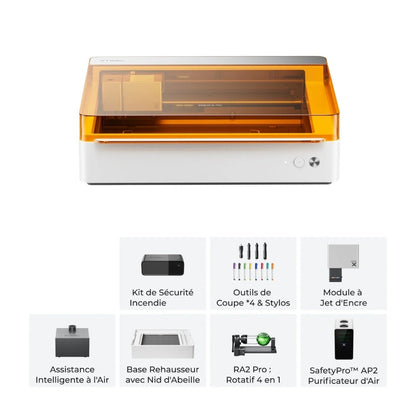 xTool - M1 Ultra 20 W Kit SafetyPro Laser Diode Multi-Fonctions 4 en 1