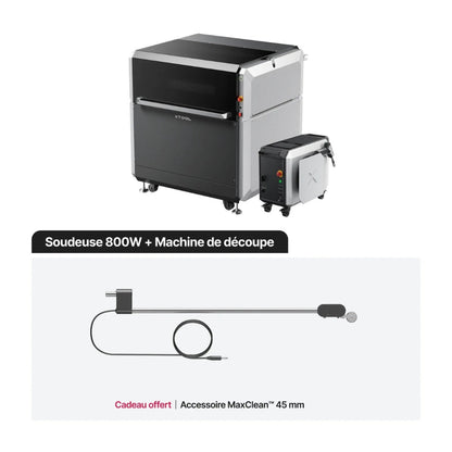 xTool - Machine de soudage laser 800W et Découpe CNC MetalFab