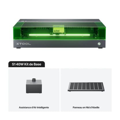 xTool - S1  40W - Kit de Base