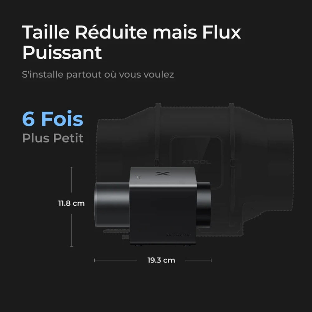 xTool - Série P/S/M/F/D - SafetyPro™ IF2 - Ventilateur de Conduits