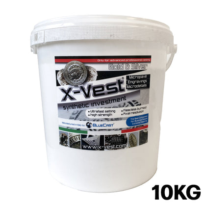 BlueCast - X-VEST Revêtement Synthétique pour Coulée Directe (Synthetic investment) - 10 kg